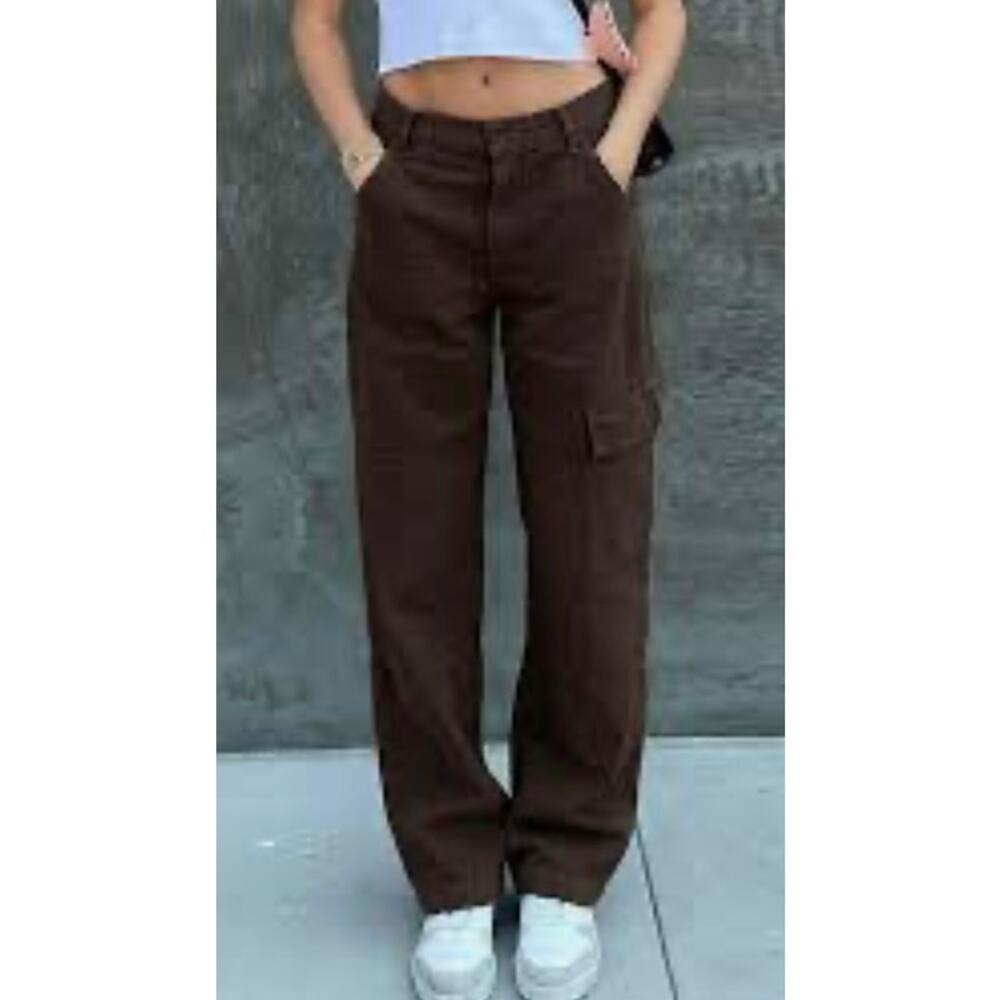 Wrangler Riggs Brown Carpenter Work Pants 30x30 | Utility Cargo Distressed